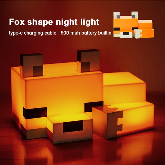 Lootify - MC Cute Fox Night Light USB Rechargeable