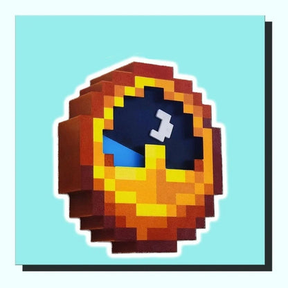 Lootify - Mc 12-24 Hour Clock Sun - Moon Battery Usage Only